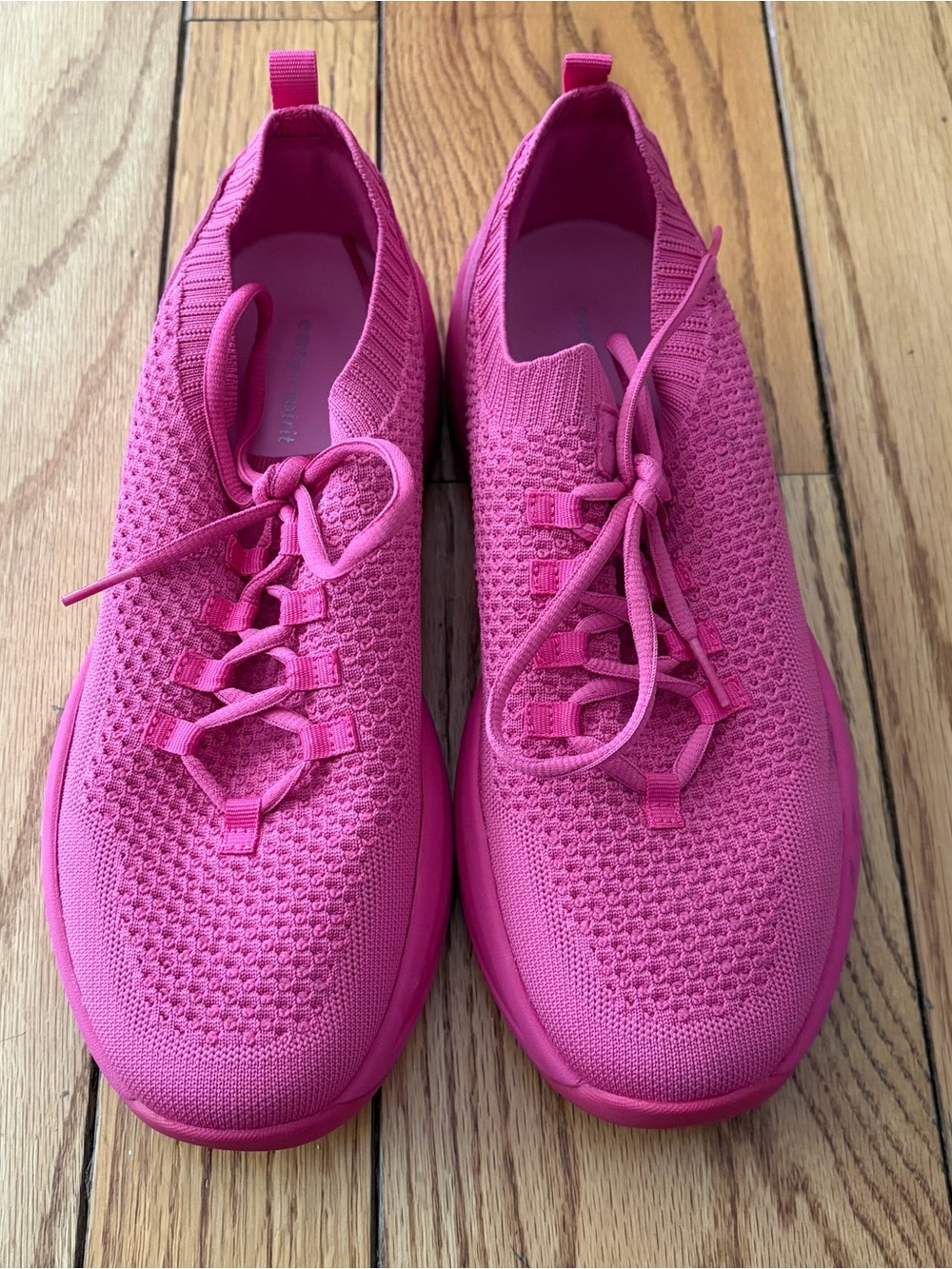 NWT Easy Spirit Sz10 women’s Knit Slip-On Athletic Sneakers - Hot Pink